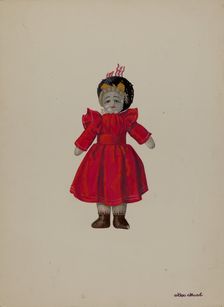 Rag Doll - "Tilly", c. 1937. Creator: Rex F Bush