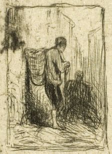 Rag-Picker, c. 1843. Creator: Charles Emile Jacque