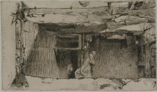 Rag Pickers, Quartier Mouffetard, Paris, 1858. Creator: James Abbott McNeill Whistler