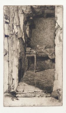 Rag Pickers, Quartier Mouffetard, Paris, 1858. Creator: James Abbott McNeill Whistler