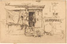 Rag-Shop, Milman's Row, c. 1886/1888. Creator: James Abbott McNeill Whistler