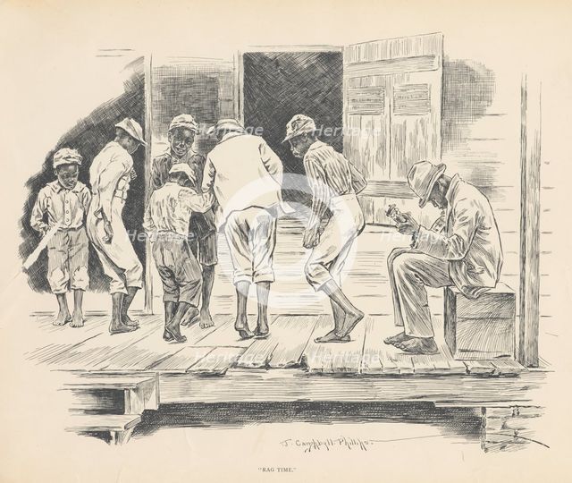 Rag time, 1899. Creator: Jay Campbell Phillips.
