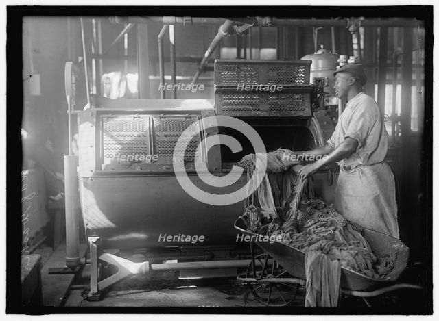 Rag washer, between 1912 and 1917. Creator: Harris & Ewing.
