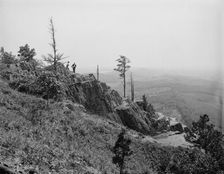 Ragged cliffs of Mt. Tom, Holyoke, Mass., c1908. Creator: Unknown