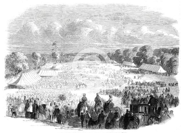 Ragged School Festival at Muswell-Hill, 1860. Creator: Unknown.