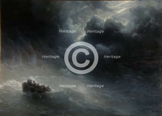 Rage Of Elements. Artist: Aivazovsky, Ivan Konstantinovich (1817-1900)