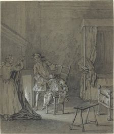 Ragotin enivré par La Rancune, 1726/1727. Creator: Jean-Baptiste Oudry