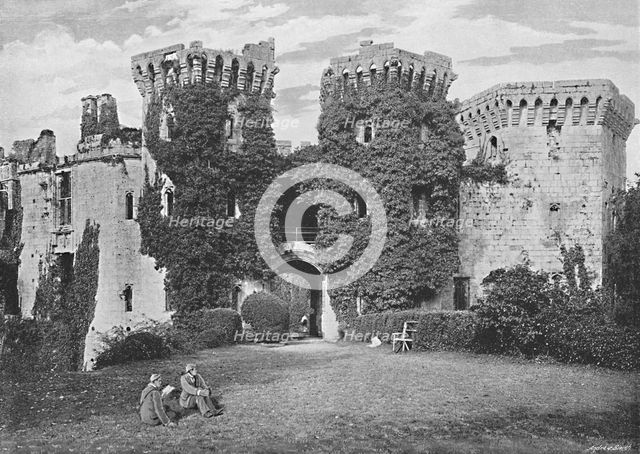 'Raglan Castle: The Gateway', c1896. Artist: GW Wilson and Company.