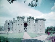 Raglan Castle, Monmouthshire, c1955. Creator: Arthur Charles Kirby Ware