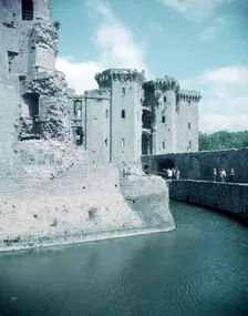 Raglan Castle, Monmouthshire, c1955. Creator: Arthur Charles Kirby Ware