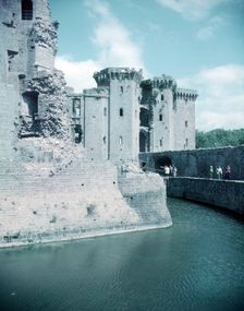 Raglan Castle, Monmouthshire, c1955. Creator: Arthur Charles Kirby Ware