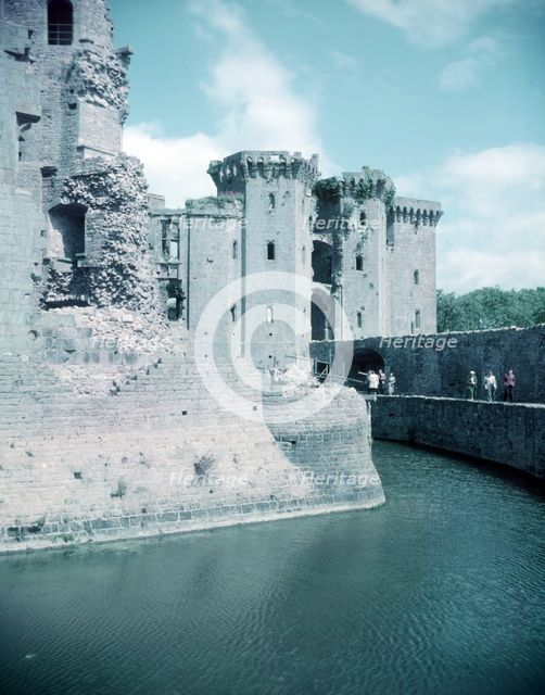 Raglan Castle, Monmouthshire, c1955. Creator: Arthur Charles Kirby Ware.