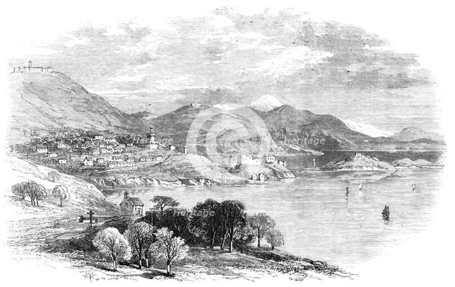 Ragusa, Dalmatia: view from the road between Ragusa and Gravoso, 1870. Creator: Unknown.