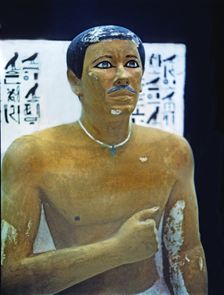 Rahotep statue, made in limestone, from Meidun