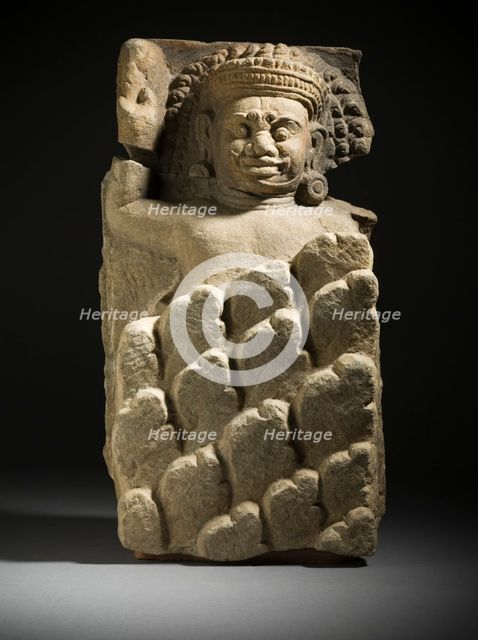 Rahu, The Demon of Eclipses (image 1 of 2), 10th-11th century. Creator: Unknown.
