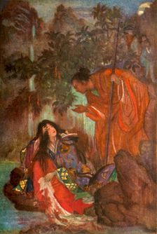 Raiko and the Enchanted Maiden 1912. Creator: Evelyn Paul