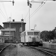Railcar, Landskrona, Sweden, 1953 Creator: Unknown
