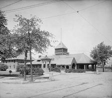 Railroad station, Walkerville, Ont., between 1905 and 1915. Creator: Unknown