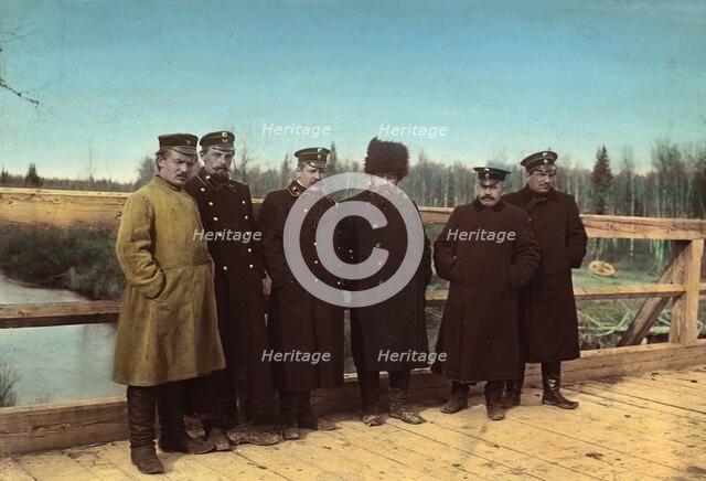 Railroad Work Acceptance Committee. Tomsk Province. October, 1908, 1906-1908. Creator: Dorozhno-Stroitel'nyi Otdel.