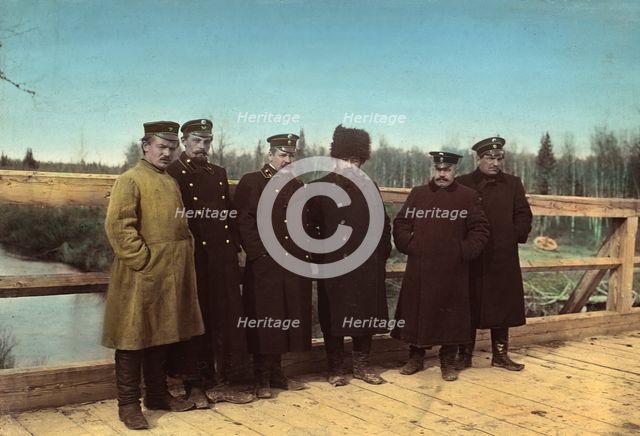 Railroad Work Acceptance Committee. Tomsk Province. October, 1908, 1906-1908. Creator: Dorozhno-Stroitel'nyi Otdel.