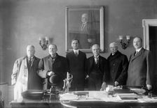 Railroads War Board - Elliott, Howard, President, N.P. Railway; Holden, Hale, 1918. Creator: Harris & Ewing