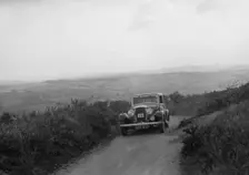 Railton saloon competing in the MCC Torquay Rally, 1938. Artist: Bill Brunell