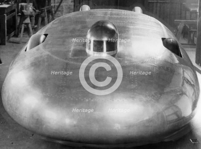 Railton Special Land Speed Record car, Brooklands, Surrey, 1938. Artist: Unknown