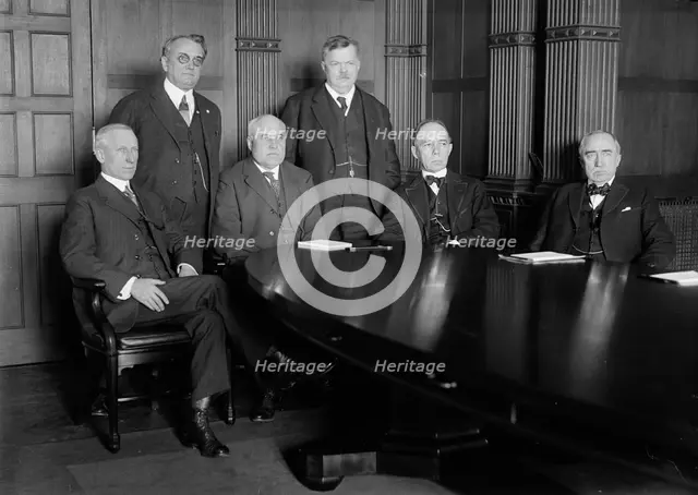 Railway Wage Commission - Created January 18, 1918 By Director General of Railroads, 1918. Creator: Harris & Ewing.