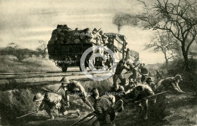 'Railway Warfare in East Africa, First World War, 1914-1918, (c1920). Creator: Unknown.