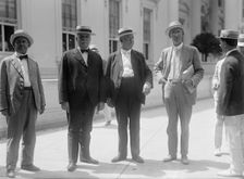 Railway Brotherhoods Committee - W.S. Carter; William S. Stone; W. G. Lee; A. B. Garretson, 1916. Creator: Harris & Ewing