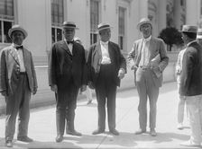 Railway Brotherhoods Committee - W.S. Carter; William S. Stone; W. G. Lee; A. B. Garretson, 1916. Creator: Harris & Ewing