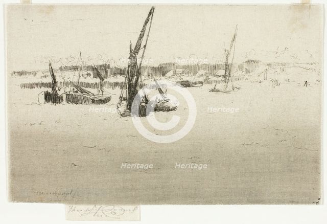 Railway Bridge, Chelsea, 1888-89. Creator: Theodore Roussel.