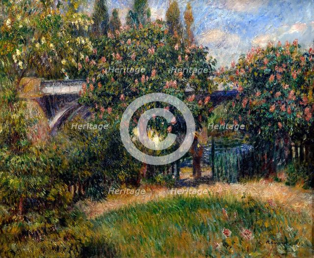 'Railway Bridge at Chatou', 1881. Artist: Pierre-Auguste Renoir