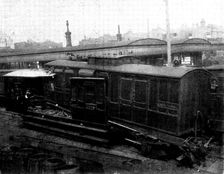 Railway Disaster near London: the accident at St. John's Station, South-Eastern Railway, 1898. Creator: Thankfull Sturdee