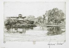 Railway Encroachment, 1864. Creator: Francis Seymour Haden