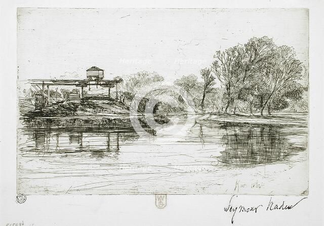 Railway Encroachment, 1864. Creator: Francis Seymour Haden.