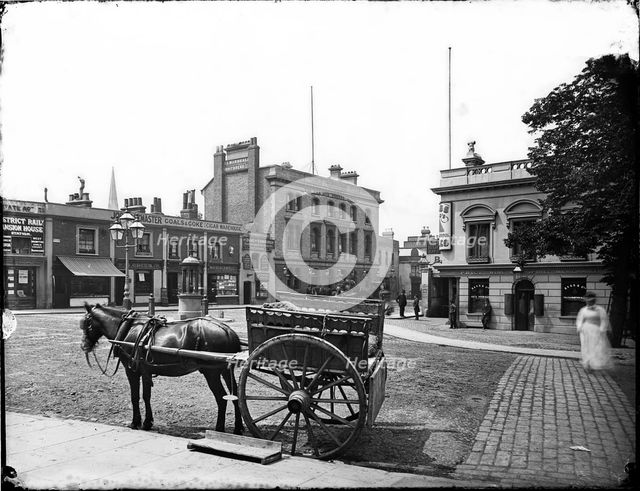 Railway Hotel, Upper Richmond Road, Putney, Wandsworth, Greater London Authority, 1880. Creator: William O Field.