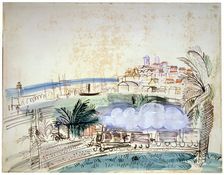 Railway in Antibes 1926. Artist: Raoul Dufy