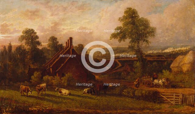 Railway line at Northfield?, 1871.  Creator: Thomas Thomas.