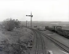 Railway lines at Rannoch Moor, Scotland, c1955. Creator: Arthur Charles Kirby Ware