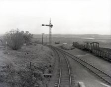 Railway lines at Rannoch Moor, Scotland, c1955. Creator: Arthur Charles Kirby Ware