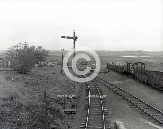Railway lines at Rannoch Moor, Scotland, c1955. Creator: Arthur Charles Kirby Ware.