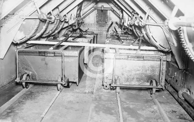 Railway on SS Milazzo, 1916. Creator: Bain News Service.