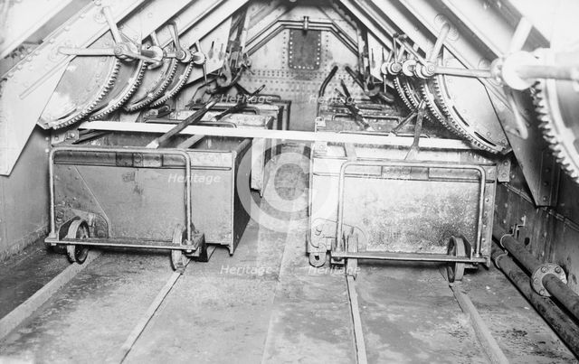 Railway on SS Milazzo, 1916. Creator: Bain News Service.