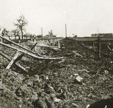 Railway, Somme, northern France, c1914-c1918