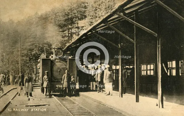 'Railway Station', c1918-c1939. Creator: Unknown.