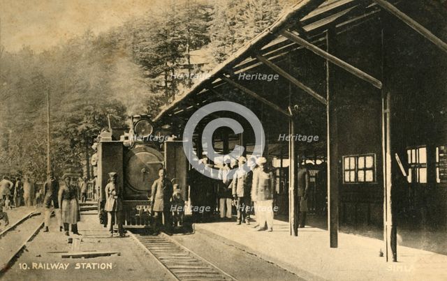 'Railway Station', c1918-c1939. Creator: Unknown.