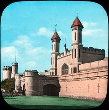 Railway station, Lahore, India, late 19th or early 20th century