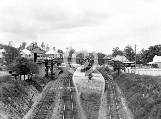 Railway Station Toowong, Brisbane, Queensland, 1905. Creator: Ernest Melville.