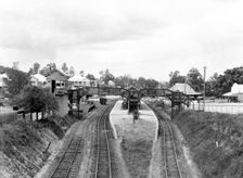 Railway Station Toowong, Brisbane, Queensland, 1905. Creator: Ernest Melville